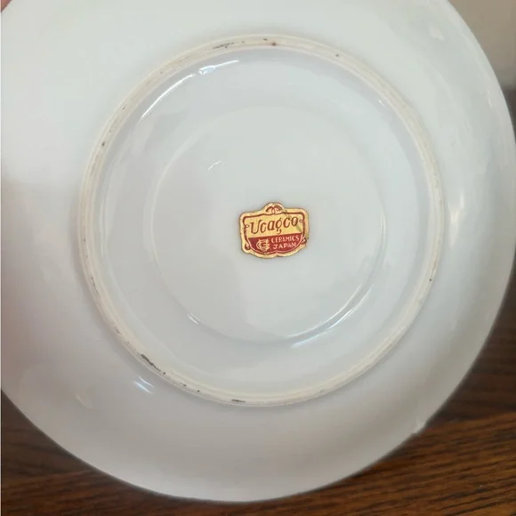 Vintage Ucago September Lusterware "Asters" Cup and Saucer - Picture 6 of 9